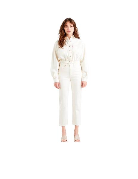 Pantalon Vaquero Levi's 501® Crop Blanco Mujer