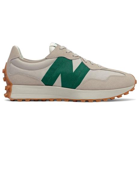 Zapatos antideslizantes Neuropatía linda Zapatilla New Balance 327 Verde Hombre